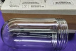 Philips Stonco VGC200 W Vaportight Roughlyte Clear Glass Globe - Nos. Fixed Price $25.00.