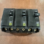 Lot Of 3 Square D Circuit Breaker QO220 Amp Pole 10KA. Fixed Price $39.99.