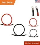 6 Awg Gauge Red + Black Pure Copper Battery Inverter Cables Solar, Rv, Car, B.... Fixed Price $50.54.