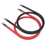 Shierleng 2 Awg Gauge 1FT Battery Cable Red + Black Pure Copper Power Inver.... Fixed Price $22.42.
