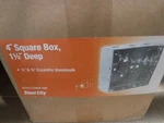 (case Of 50) 4"SQUARE Box Steel City 521511234EW 1/2" & 3/4" New.. Fixed Price $104.95.