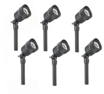 Paradise Low-voltage 7W Led Junior Outdoor Spot Light, Black (pack Of 6). Fixed Price $68.90.