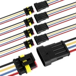 4 Pin Waterproof Wire Connector, 18AWG 10CM And Female Su.... Fixed Price $26.08.