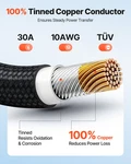Vevor 30FT 10 Awg Solar Panel Extension Cable With IP67 MC4 Connectors. Fixed Price $49.99.