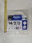 New Southwire Romex Simpull 15 Ft. 14/2 Indoor Wire/copper Nm-b Cable. Fixed Price $14.00.