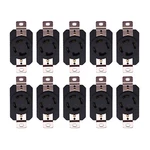 10-PK Nema L15-30R Female Twist 30A 250V 4 Wire Locking Receptacle. Fixed Price $79.99.