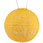 Allsop Soji Stella Monstera Solar Lantern 12 Inch Marigold Yellow Tyvek. Fixed Price $67.99.