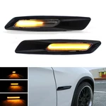 Black F10 Style Sequential Amber Led Side Marker Lights For Bmw 3 5 Series. Fixed Price $24.09.