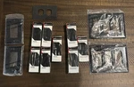 Lot Of 8 Cooper Wiring Devices Black Decorator Switch 3 Receptacle New W/extras. Fixed Price $16.00.