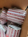 New Hellermanntyton 596-00238 Dc Disconnect Labels Rolls Of 50.. Fixed Price $84.95.