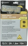 Trc 26020008-6 Shockshield 12/3 Gauge Gfci Protected Tri-cord Outlets 2' 15 Am. Fixed Price $29.99.