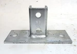 Cooper B-line Zinc Plated Carbon Strut Post Base, B280FL. Fixed Price $35.00.