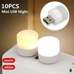 Usb Portable Led Mini Nights Light Small Round Lamp Computer Mobile Power. Fixed Price $6.39.