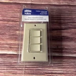 Broan 3-FUNCTION Control Wall Switch P66V Ivory Combination Units Nos New. Fixed Price $21.99.