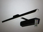 Westek Satin Black 16 In. Led Swivel Picture Light With Remote Control. Fixed Price $27.95.