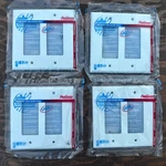 4X Leviton PJ262-W 2-GANG Decora Pro Grade Wall Plate White New Free Ship!. Fixed Price $18.18.