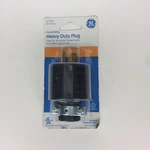 New Ge Grounding Heavy Duty Plug 15A / 125VAC With Metal Cord Clamp 52146. Fixed Price $10.00.