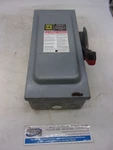 H222N-SQUARE D-safety SWITCH,2P/3W,FUSIBLE, 60A,240V,SER F4,NEMA 1 Indoor. Fixed Price $50.00.