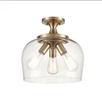 Millennium Lighting Ashford 3-LIGHT Semi Flush Mount Gold 9713-MG New Open Box. Fixed Price $79.99.