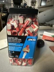 (qty 250) Ideal 30-244J Twister Pro Wire Connector 22-8 Awg Comfort Grip. Fixed Price $39.40.