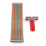 Dgzzi Rpi Gpio Breakout Expansion Board+ 21CM 40PIN Flat Ribbon Cable.... Fixed Price $15.99.