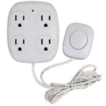 Powerzone Orfstap With Remote Switch, 15 A, 4-OUTLET, White. Fixed Price $36.61.