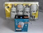 Ecosmart Light Bulb Lot 100W Led Cfl Replacement Bright 60 3 Way 1001654095. Fixed Price $22.88.
