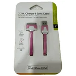 Iessentials Charge & Sync Pink Usb Cable 3.3 Foot Iphone, Ipod, Ipad. Fixed Price $20.00.