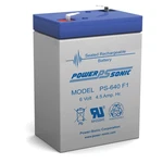 Power-sonic PS-640F-PS-640F1 Volt 4.5 Amp Hour Sealed Lead Acid Battery. Fixed Price $15.99.