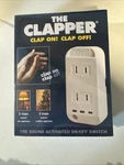 The Clapper Sound Activated On Off Switch New Sealed. Fixed Price $17.99.