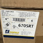 4" Raintight Emt Compression Coupling (box Of 6 ). Fixed Price $150.00.