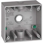 Sigma Engineered Solutions, Gray Electric 14350 1/2-INCH Hole 2-GANG Box. Fixed Price $21.19.