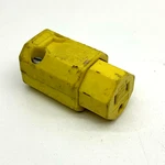 Leviton Nema 5-15R Yellow Octagon Plastic Cord End Receptacle Connector 15A 125V. Fixed Price $8.99.