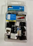 Ideal 89-761WH CAT6 Gigabit Keystone Data Jack White 10 Pack. Fixed Price $12.99.