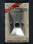 Ace Weatherproof Outlet Box Rectangular Cover 3 Holes With 2 Plugs. Fixed Price $8.00.