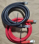 Pair Of 5FT 4/0 Black & Red Awg Battery Cables 3/8 Eyelets G76T76. Fixed Price $49.99.