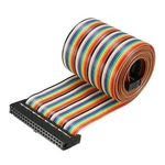 Uxcell Idc Rainbow Wire Flat Ribbon Cable 40 Pins 118CM Length Multicolor. Fixed Price $18.26.