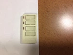 Leviton Residential Powerline Carrier Controller Almond 4-BUTTON 6450-4DA. Fixed Price $11.75.