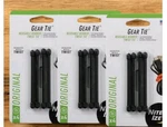 Packs Nite Ize Gear Tie Black Strong Rubber Twist Cord 4" GT3-4PK-01. Fixed Price $11.21.