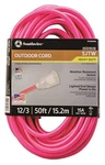 Southwire 50FT 12/3 Sjtw Outdoor Extension Cord Cool Pink 2578SW000A. Fixed Price $68.65.