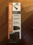 J Desk Cable Organizer By Simplecord - 5 Pieces Black Channels. Fixed Price $25.00.