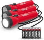 Eveready Led Flashlights (3-PACK), Bright For Emergencies And Red. Fixed Price $15.04.