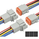 2 Set 8 Pin Dt Deustch Waterproof Automotive Electrical Butt Connector With 1.... Fixed Price $23.19.