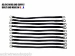 # 2 Awg Heavy Duty (10 Pc 10") Solar Turbine Battery Bank Wire Set U.s.a Made. Fixed Price $73.96.
