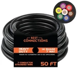 Best Connections 7 Way Trailer Wire (50 Feet) Heavy Duty 14 Gauge. Fixed Price $72.99.