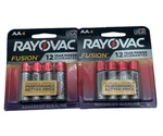Pack Rayovac Fusion Aa Alkaline Batteries, 815-4TFUSK, Exp 12/2033. Fixed Price $13.39.