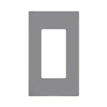 Leviton Decora Light Gray 1-GANG Polycarbonate Screwless Wall Plate 4.61 HX2.75. Fixed Price $8.34.