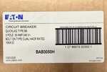 Eaton BAB3050H 50A 240V New! Single Circuit Breaker. Fixed Price $92.99.