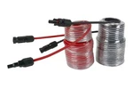 Temco 50' Red + Black 10 Awg/gauge Solar Panel Extension Cable With M/f. Fixed Price $107.05.