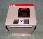 New Abb Control NF162-3PBJA10 Disconnect Switch In Factory Enclosure. Fixed Price $80.00.